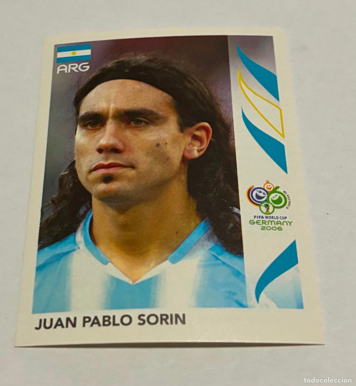Cromos de F&uacute;tbol: CROMO FUTBOL MUNDIAL ALEMANIA 2006, PANINI, Numero 182, JUAN PABLO SORIN, Argentina