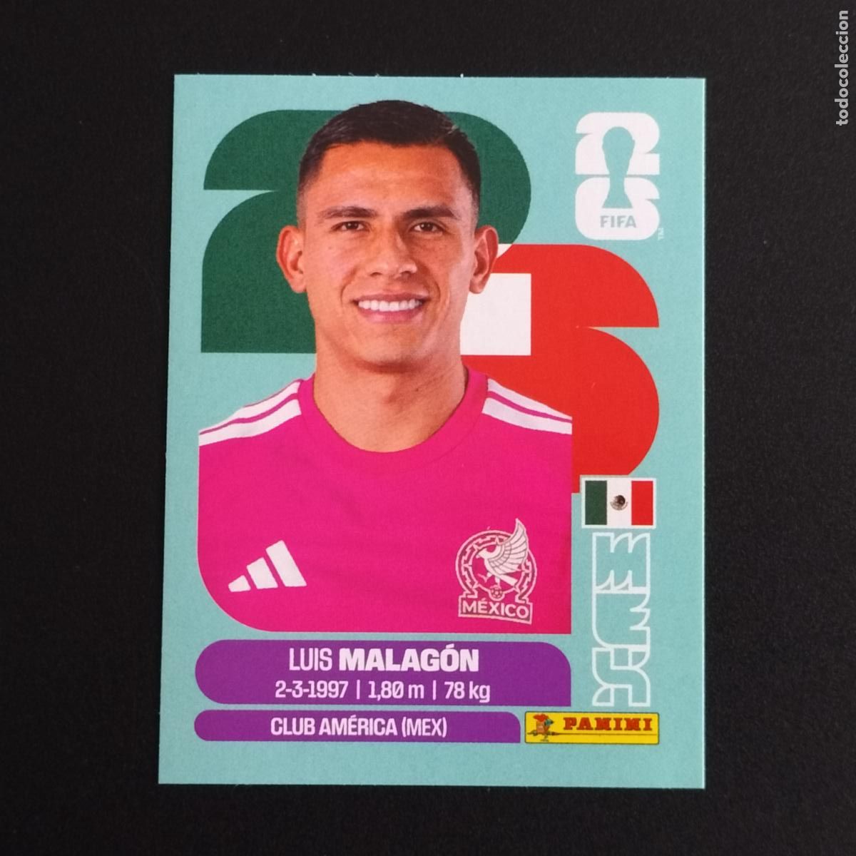 Cromos de F&uacute;tbol: MEX 2 LUIS MALAGON MEXICO CROMOS STICKER MUNDIAL 26 2026 FIFA WORLD CUP PANINI