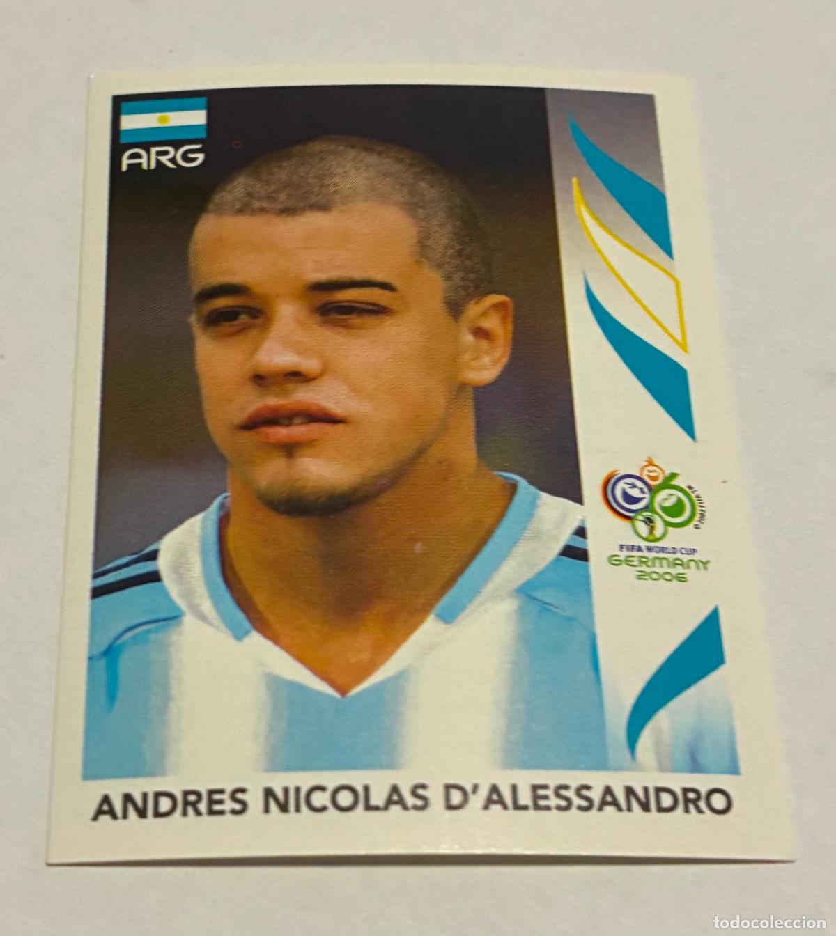 Figurine di Calcio: CROMO FUTBOL MUNDIAL ALEMANIA 2006, PANINI, Numero 179 ANDRES D`ALESSANDRO. Argentina