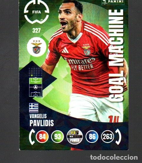 Cromos de F&uacute;tbol: CROMO DE XL ADRENALYN Y PANINI DE VANGELIS PAVLIDIS N&ordm; 327