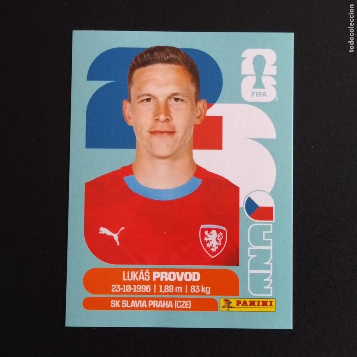 Cromos de F&uacute;tbol: CZE 10 LUKAS PROVOD REPUBLICA CHECA CROMOS STICKER MUNDIAL 26 2026 FIFA WORLD CUP PANINI