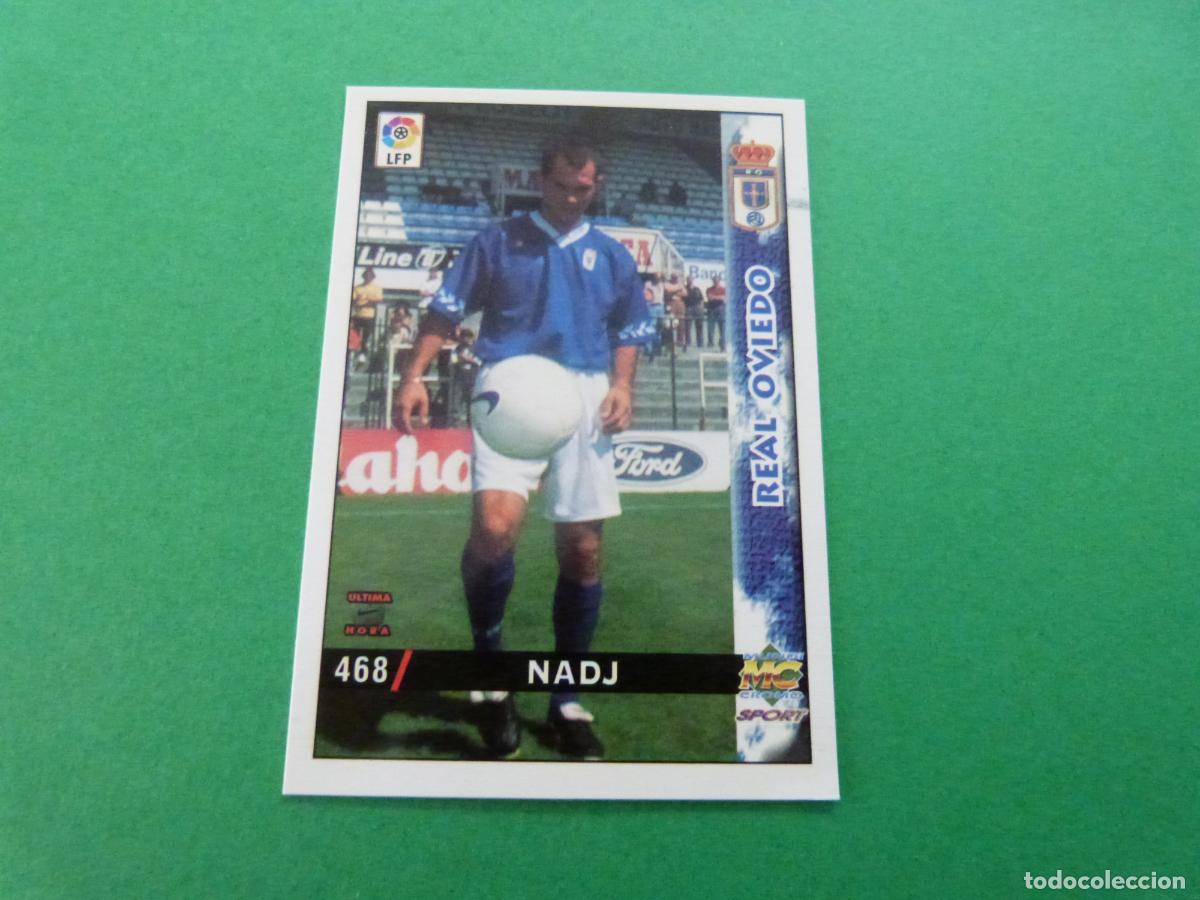Cromos de F&uacute;tbol: TRADING CARD FUTBOL NADJ REAL OVIEDO N&ordm; 468 UH LIGA MUNDICROMO 1998-1999/98-99
