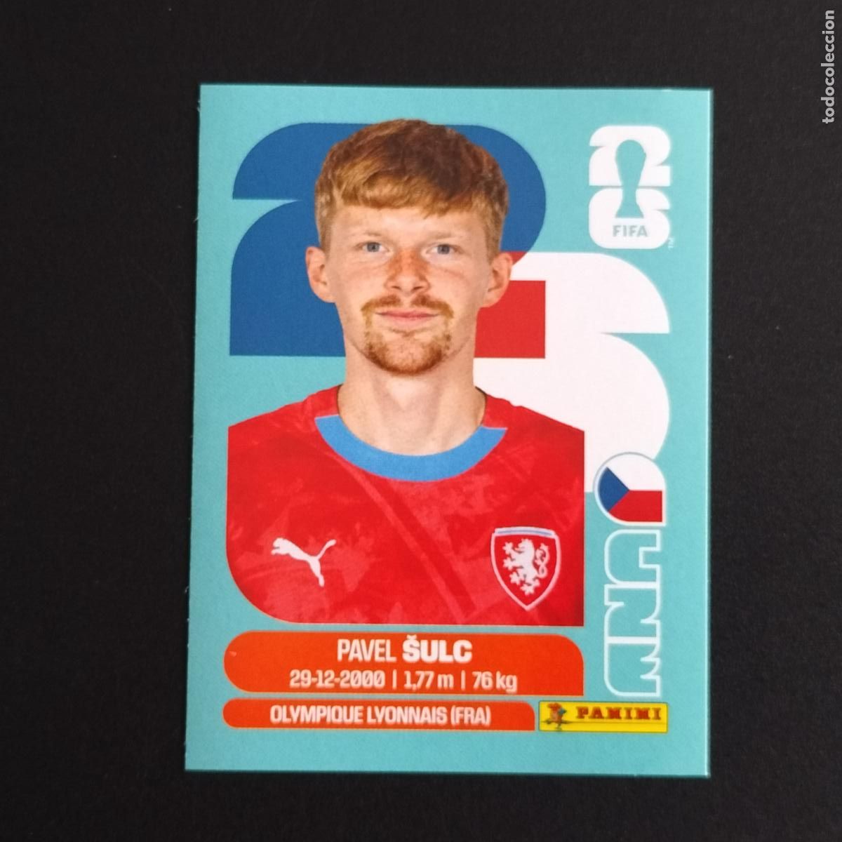 Cromos de F&uacute;tbol: CZE 14 PAVEL SULC REPUBLICA CHECA CROMOS STICKER MUNDIAL 26 2026 FIFA WORLD CUP PANINI