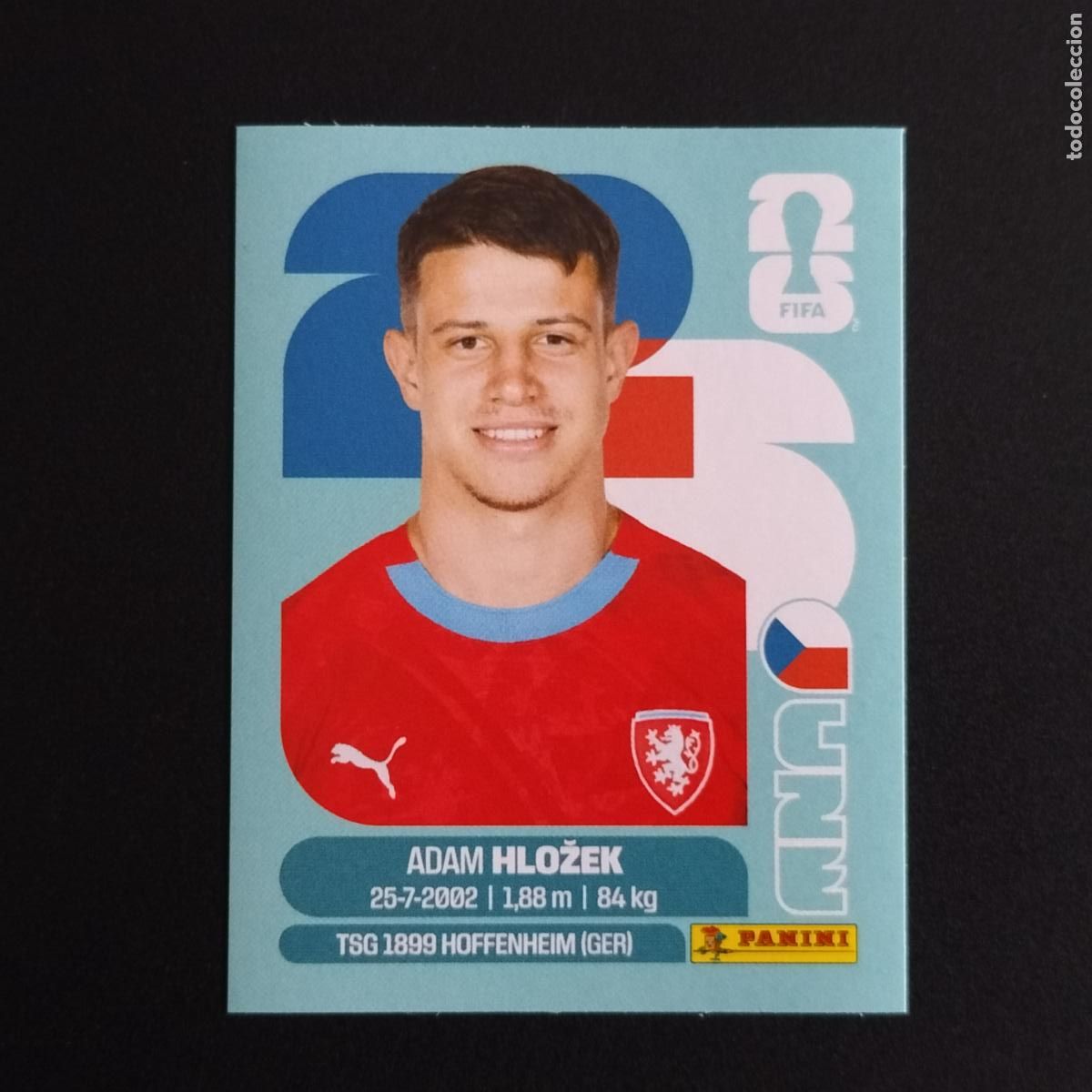 Cromos de F&uacute;tbol: CZE 19 ADAM HLOZEK REPUBLICA CHECA CROMOS STICKER MUNDIAL 26 2026 FIFA WORLD CUP PANINI