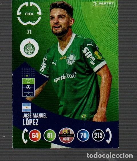 Cromos de F&uacute;tbol: CROMO DE XL ADRENALYN Y PANINI DE ARGENTINA JOS&Eacute; MANUEL LOPEZN&ordm; 71