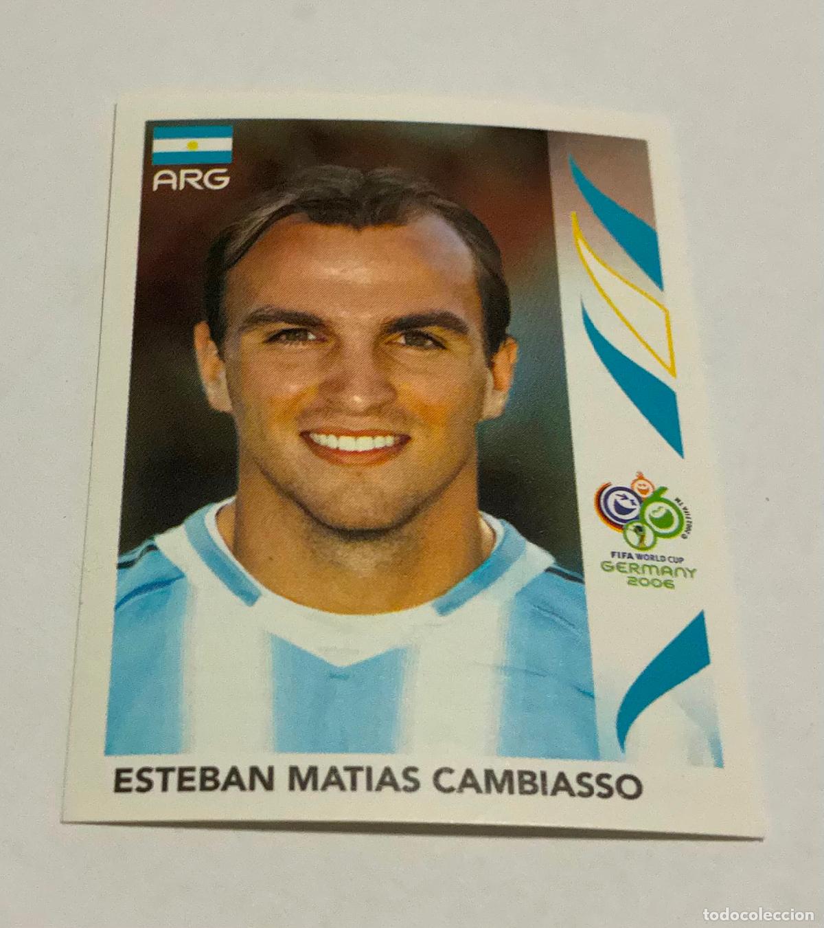 Cromos de F&uacute;tbol: CROMO FUTBOL MUNDIAL ALEMANIA 2006, Numero 178, ESTEBAN MATIAS CAMBIASSO, Argentina