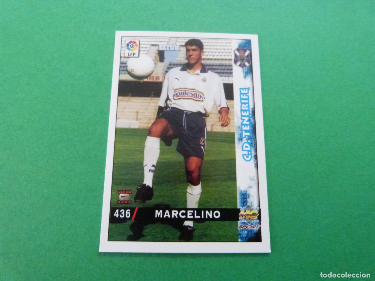 Cromos de F&uacute;tbol: TRADING CARD FUTBOL MARCELINO C.D. TENERIFE N&ordm; 436 UH LIGA MUNDICROMO 1998-1999/98-99
