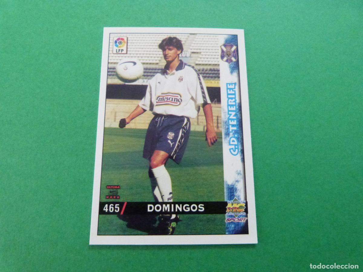 Cromos de F&uacute;tbol: TRADING CARD FUTBOL DOMINGOS C.D. TENERIFE N&ordm; 465 UH LIGA MUNDICROMO 1998-1999/98-99