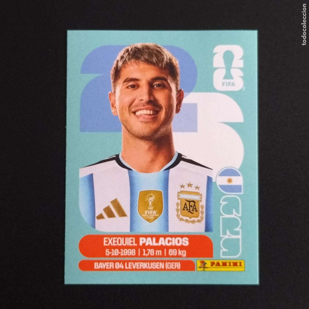 Cromos de F&uacute;tbol: ARG 11 EXEQUIEL PALACIOS ARGENTINA CROMOS STICKER MUNDIAL 26 2026 FIFA WORLD CUP PANINI
