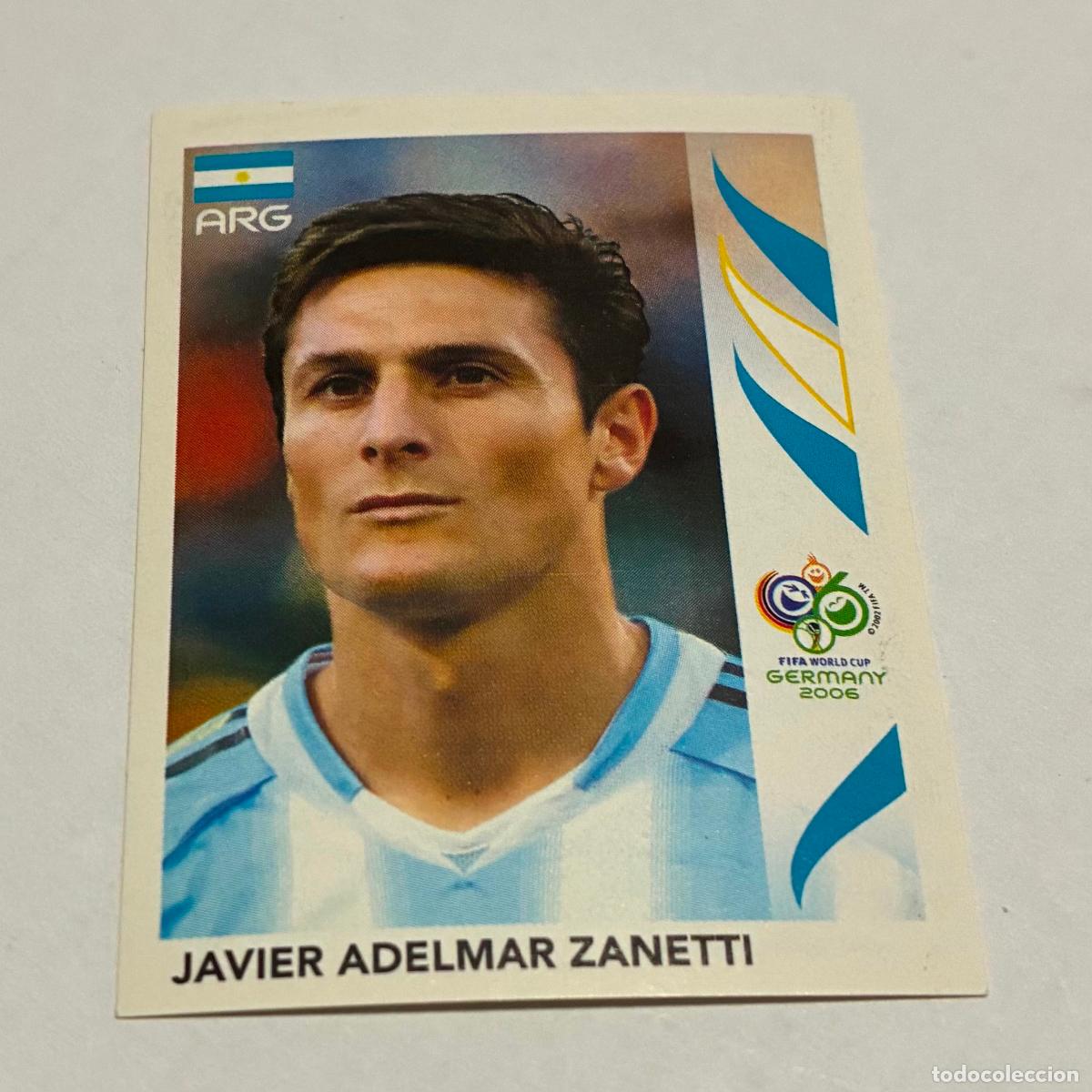 Cromos de F&uacute;tbol: CROMO FUTBOL MUNDIAL ALEMANIA 2006, PANINI, Numero 176 JAVIER ADELMAR ZANETTI, Argentina,