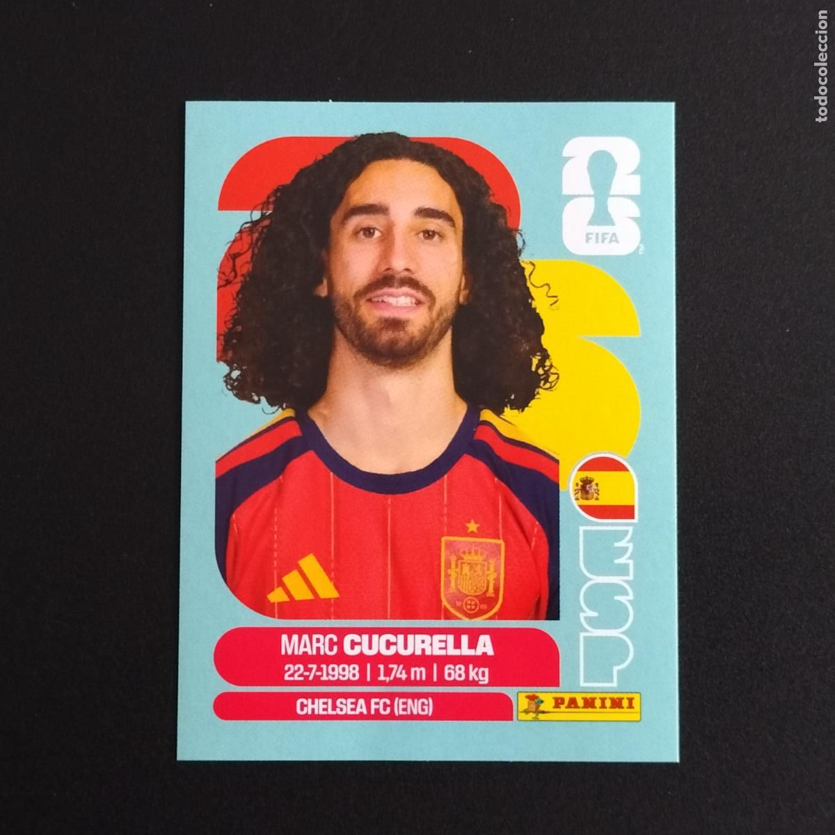 Cromos de F&uacute;tbol: ESP 8 MARC CUCURELLA ESPA&Ntilde;A CROMOS STICKER MUNDIAL 26 2026 FIFA WORLD CUP PANINI