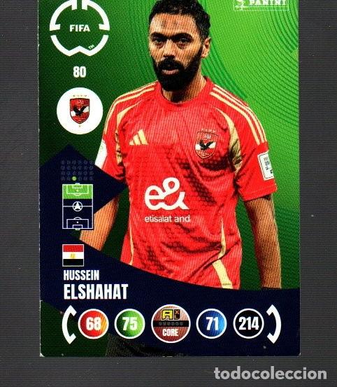 Cromos de F&uacute;tbol: CROMO DE XL ADRENALYN Y PANINI DE HUSSEIN EL SHAHAT N&ordm; 80