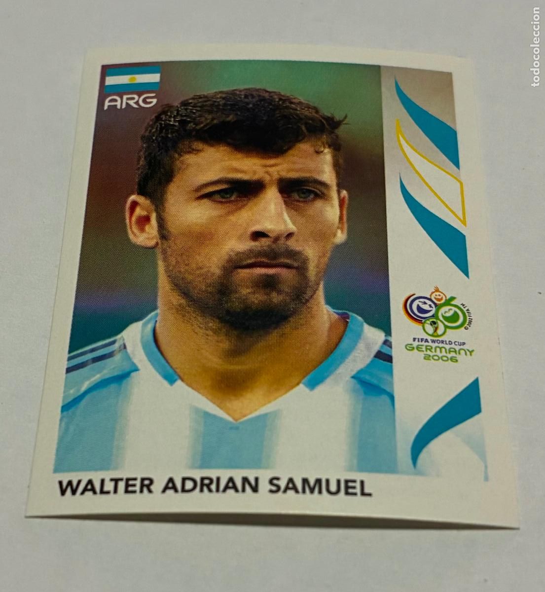 Cromos de F&uacute;tbol: CROMO FUTBOL MUNDIAL ALEMANIA 2006, PANINI, Numero 175, WALTER ADRIAN SAMUEL, Argentina