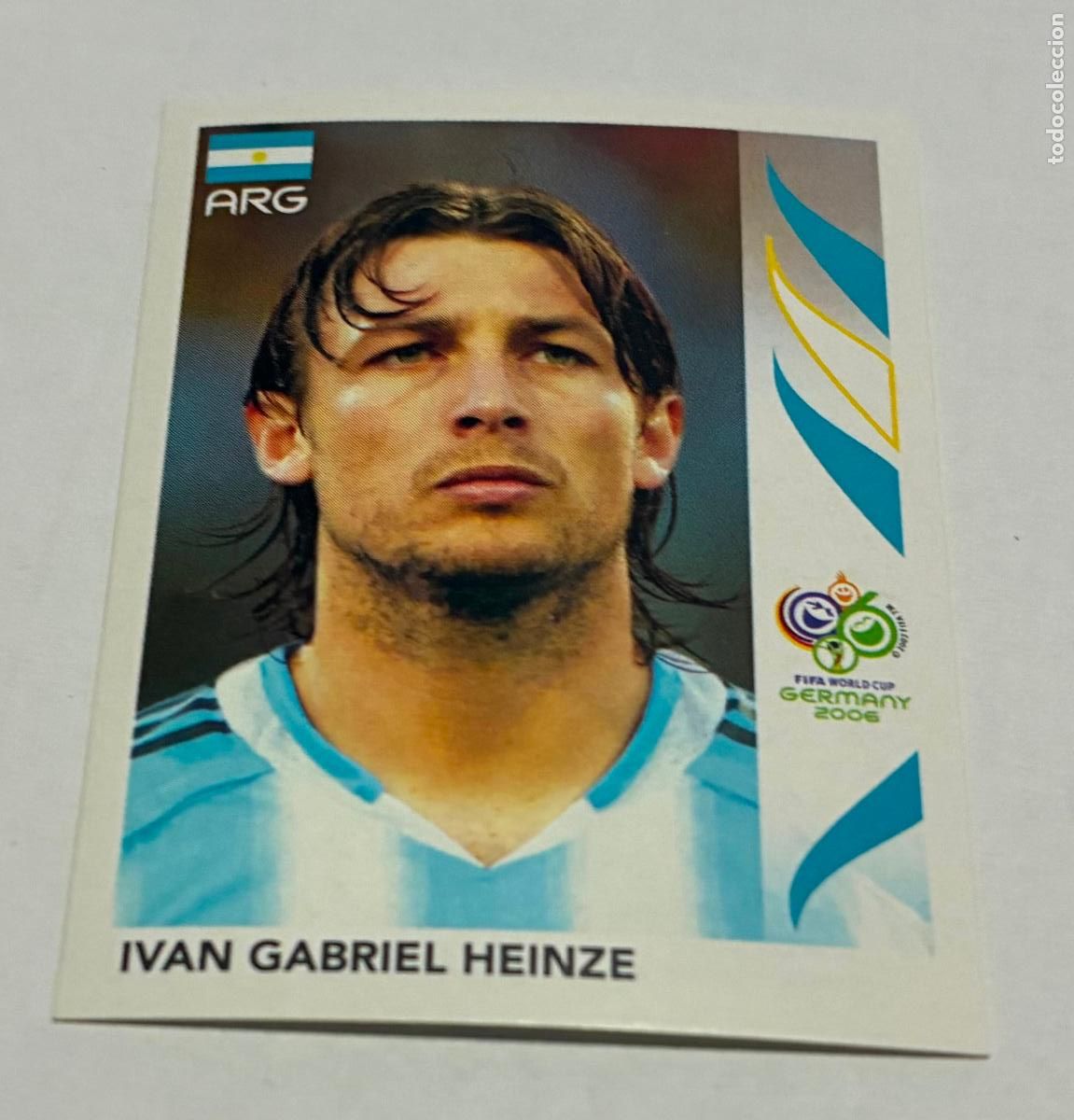 Cromos de F&uacute;tbol: CROMO FUTBOL MUNDIAL ALEMANIA 2006, PANINI, Numero 174. IVAN GABRIEL HEINZE, Argentina
