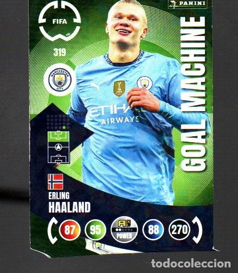 Cromos de F&uacute;tbol: CROMO DE XL ADRENALYN Y PANINI DE ERLING HAALAND N&ordm; 319