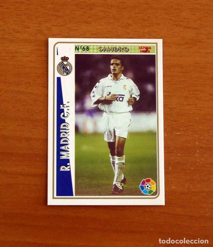 Cromos de f&uacute;tbol: Real Madrid -N&ordm; 68 Sandro -&Uacute;ltima Hora -Mundicromo Las Fichas de la Liga 1994-1995-94-95