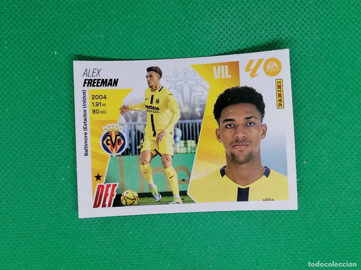Football Stickers: 37 ALEX FREEMAN VILLARREAL MERCADO INVIERNO ⚽ PANINI LIGA ESTE 25 26 2025 2026 ⚽