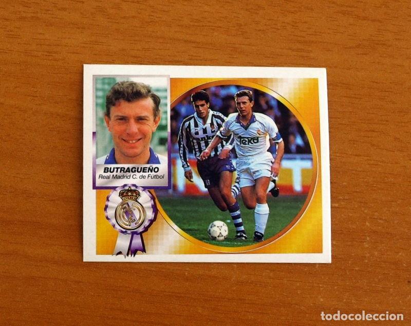 Cromos de F&uacute;tbol: Real Madrid - Butrague&ntilde;o - Ediciones Este Liga 1994-1995, 94-95 - Nunca Pegado