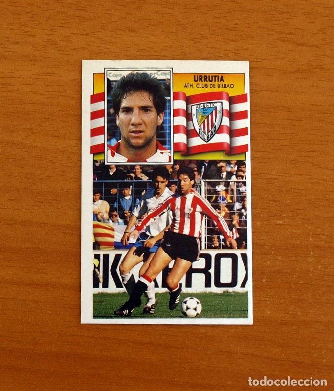 Cromos de F&uacute;tbol: Athletic Bilbao - Urrutia - Ediciones Este Liga 1990-1991, 90-91 - Nunca pegado