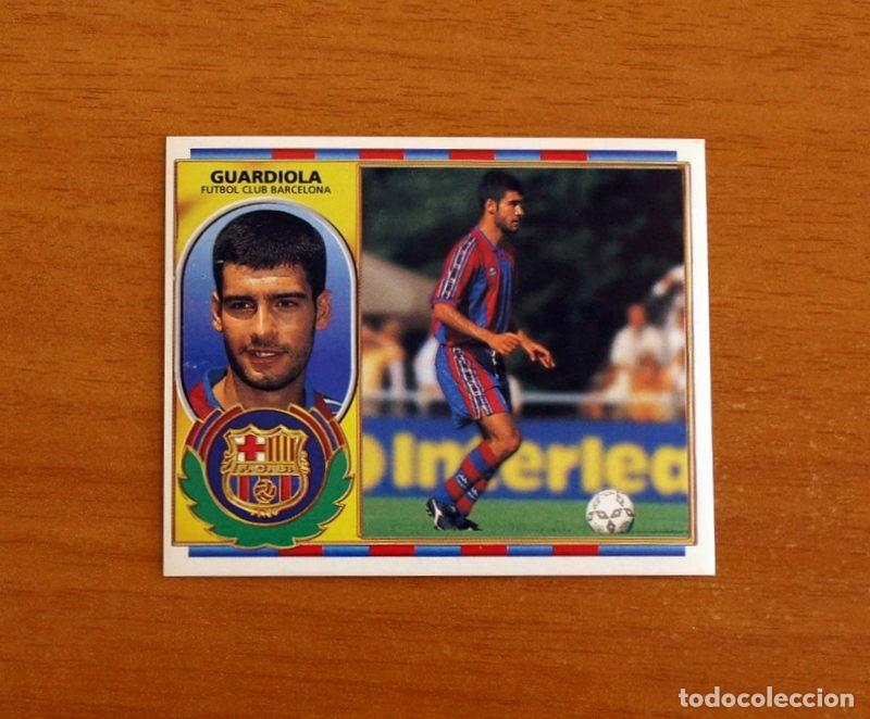 Cromos de F&uacute;tbol: Barcelona - Guardiola - Ediciones Este Liga 1996-1997, 96-97 - Nunca Pegado