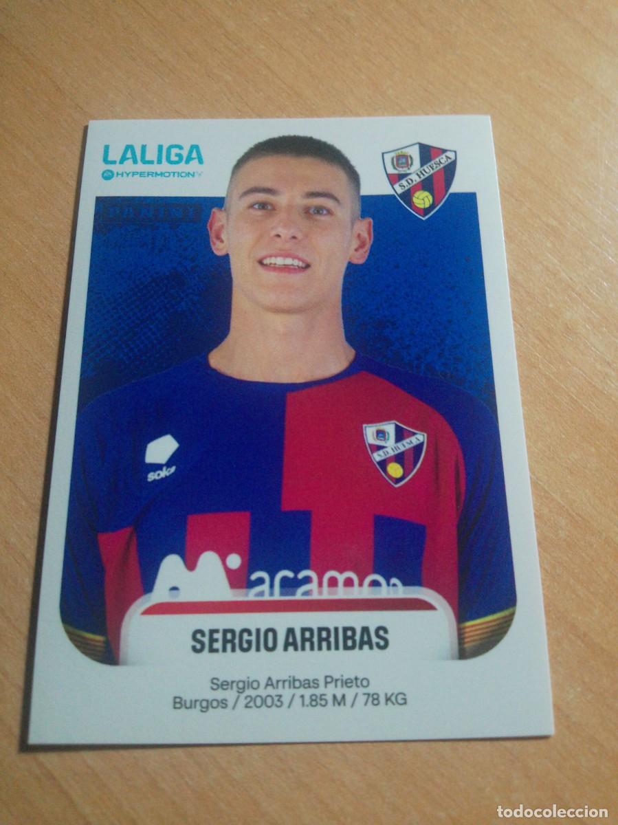 Fu&szlig;ball-Sticker: 237 A SERGIO ARRIBAS DEL HUESCA 2&ordf; DIVISION HYPERMOTION 25 26 PANINI 2025 2026 NUEVO