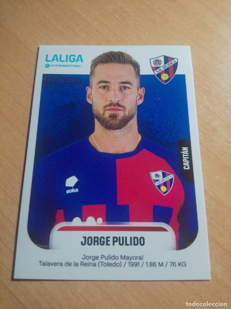 Football Stickers: 238 JORGE PULIDO DEL HUESCA 2&ordf; DIVISION HYPERMOTION 25 26 PANINI 2025 2026 NUEVO
