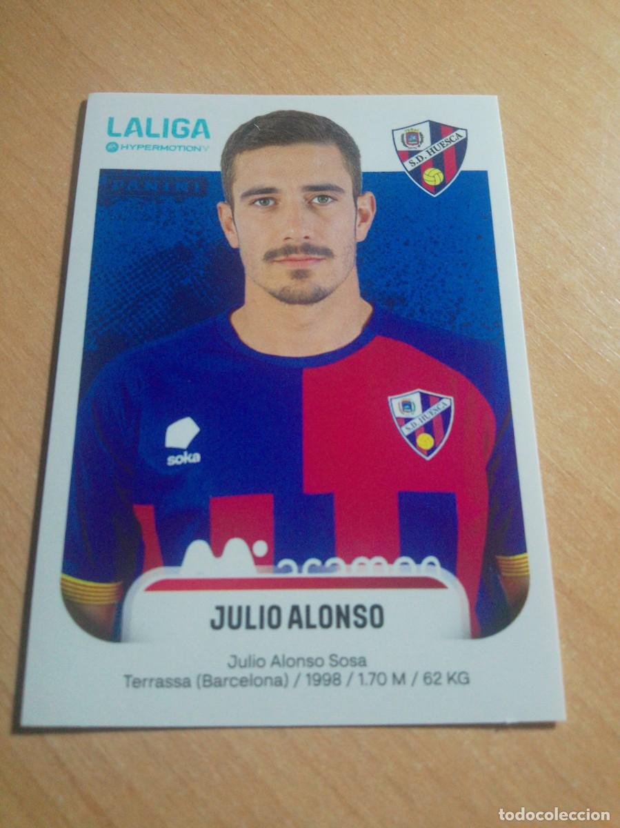 Cromos de f&uacute;tbol: 239 JULIO ALONSO DEL HUESCA 2&ordf; DIVISION HYPERMOTION 25 26 PANINI 2025 2026 NUEVO
