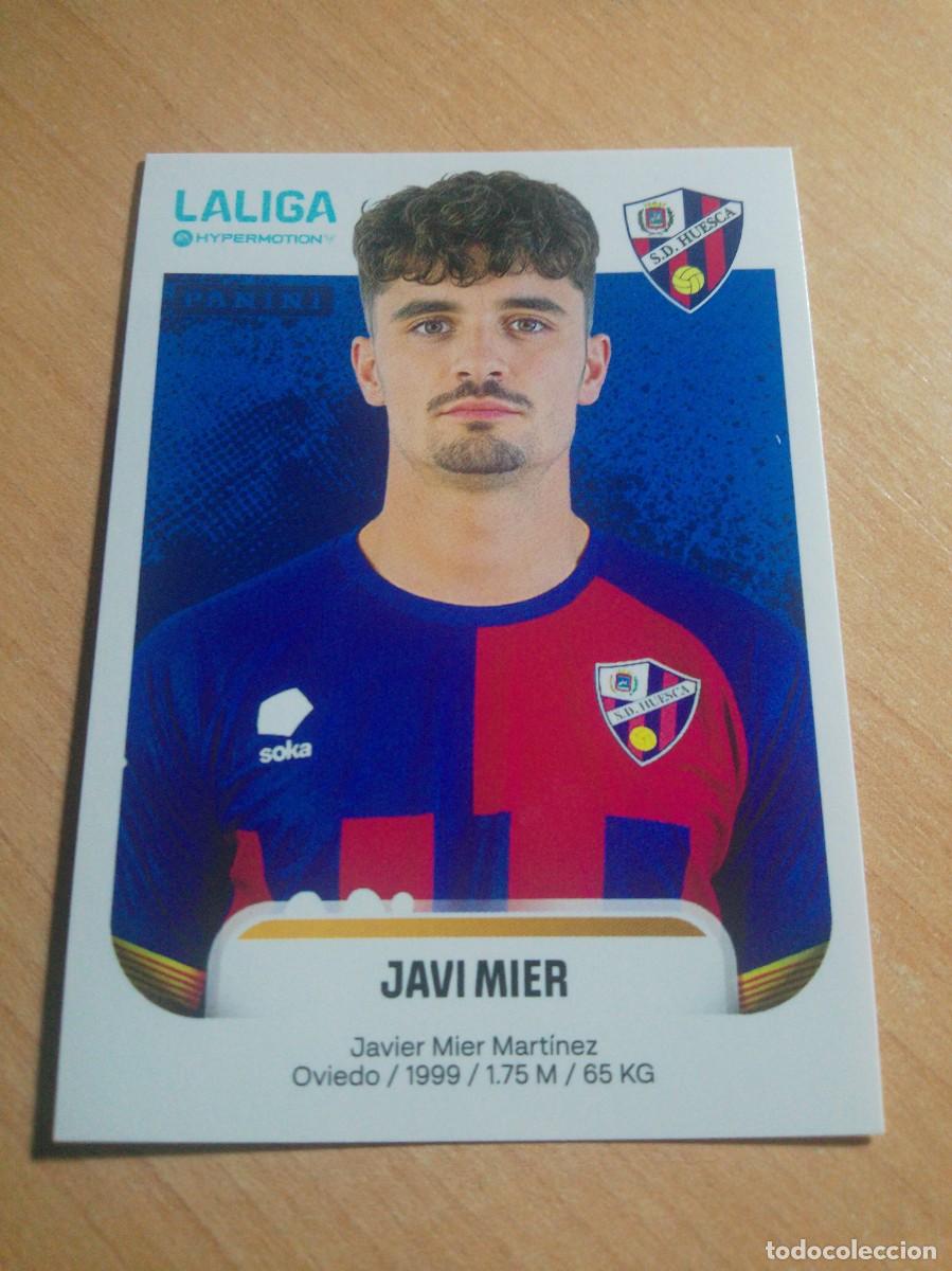 Cromos de f&uacute;tbol: 241 A JAVI MIER DEL HUESCA 2&ordf; DIVISION HYPERMOTION 25 26 PANINI 2025 2026 NUEVO