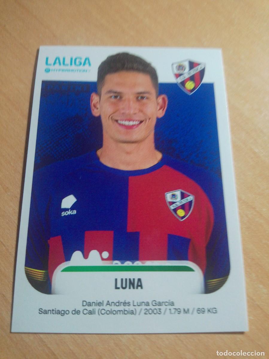 Cromos de f&uacute;tbol: 244 LUNA DEL HUESCA 2&ordf; DIVISION HYPERMOTION 25 26 PANINI 2025 2026 NUEVO