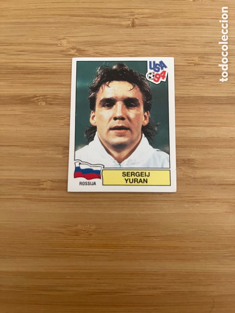 Figurine di Calcio: SERGEIJ YURAN 126 RUSIA ROSSIJA MUNDIAL ESTADOS UNIDOS 94 USA 1994 PANINI NUEVO SIN PEGAR