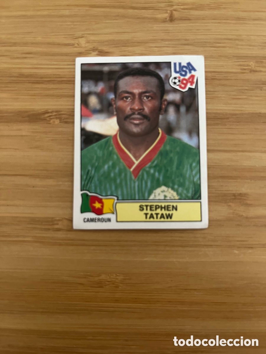 Figurine di Calcio: STEPHEN TATAW 136 CAMERUN CAMEROUN MUNDIAL ESTADOS UNIDOS 94 USA 1994 PANINI NUEVO SIN PEGAR