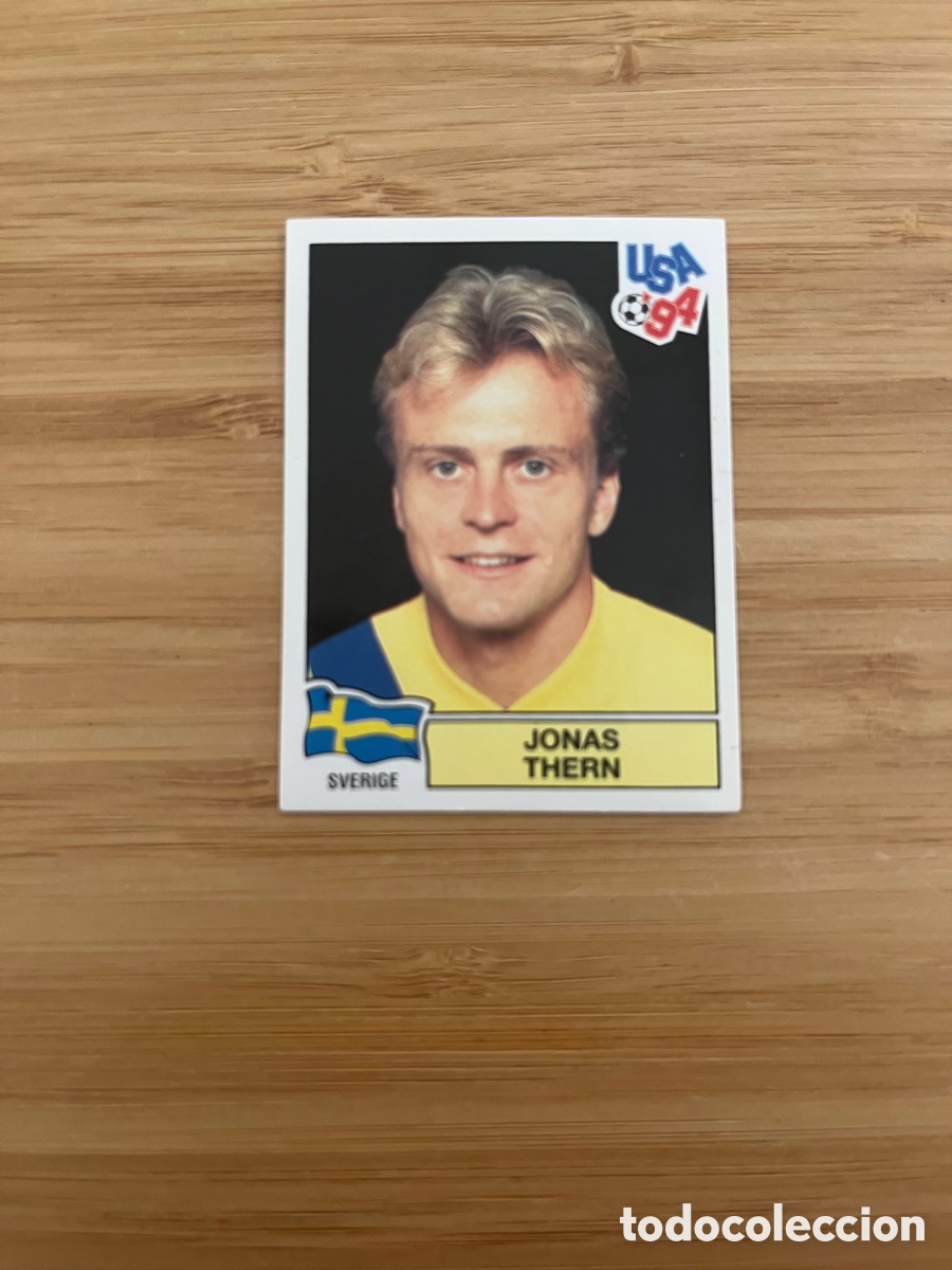 Figurine di Calcio: JONAS THERN 159 SUECIA SVERIGE MUNDIAL ESTADOS UNIDOS 94 USA 1994 PANINI NUEVO SIN PEGAR