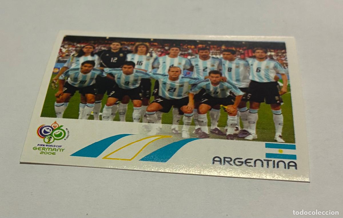 Cromos de F&uacute;tbol: CROMO FUTBOL MUNDIAL ALEMANIA 2006, PANINI, Numero 169, ARGENTINA ALINEACION