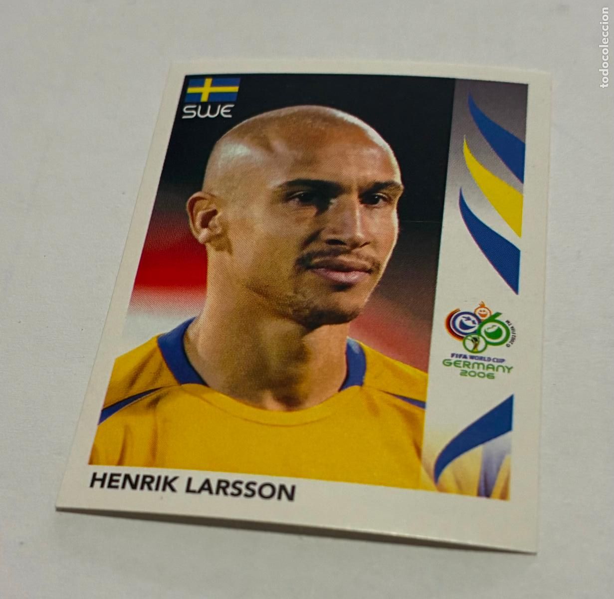 Figurine di Calcio: CROMO FUTBOL MUNDIAL ALEMANIA 2006, PANINI, Numero 168 HENRIK LARSSON, SUECIA,