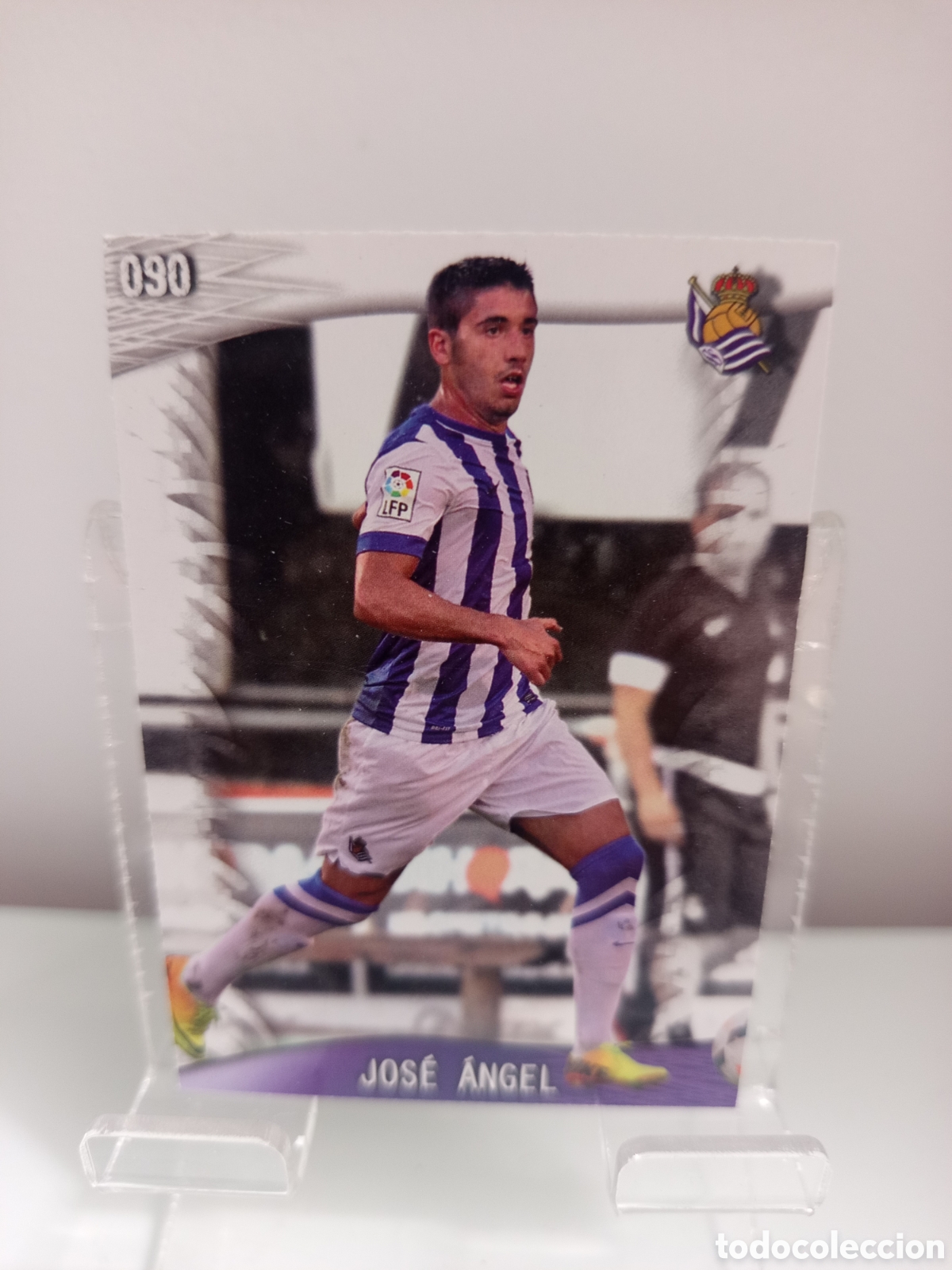 Cromos de Futebol: ❇️ CROMO CARD ⚽ JOSE &Aacute;NGEL REAL SOCIEDAD 90 FICHAS LIGA QUIZ GAME 2014 13 14 2013 2014 MUNDICROMO ❇️