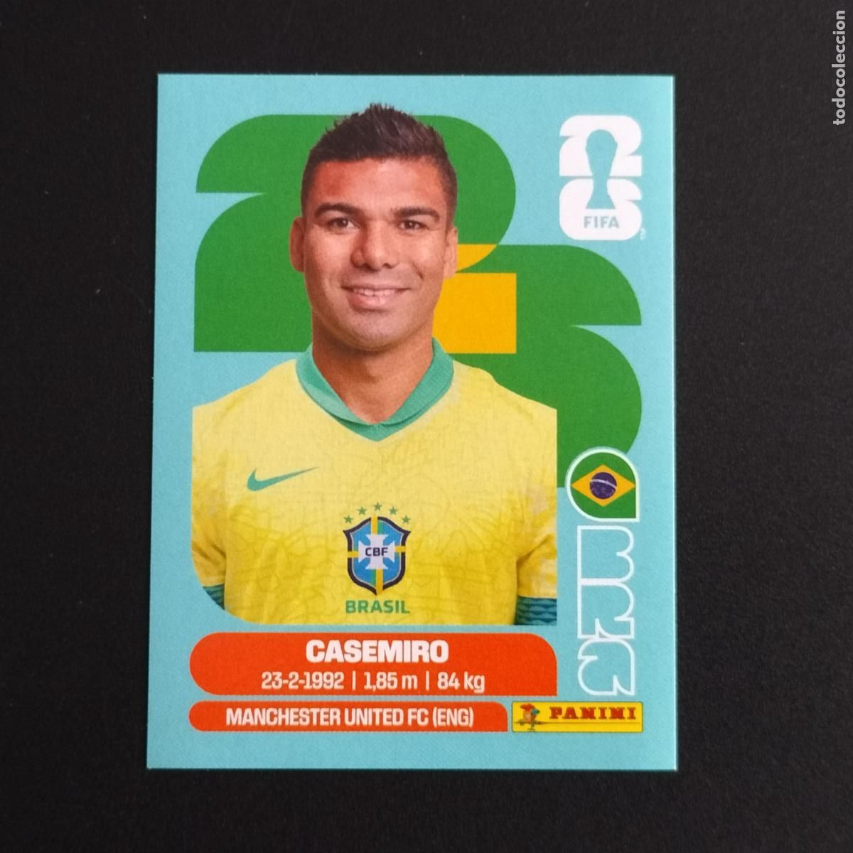 Fu&szlig;ball-Sticker: BRA 10 CASEMIRO BRASIL CROMOS STICKER MUNDIAL 26 2026 FIFA WORLD CUP PANINI
