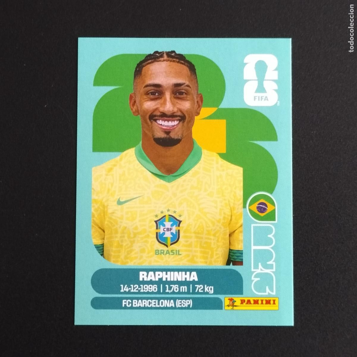 Fu&szlig;ball-Sticker: BRA 19 RAPHINHA BRASIL CROMOS STICKER MUNDIAL 26 2026 FIFA WORLD CUP PANINI