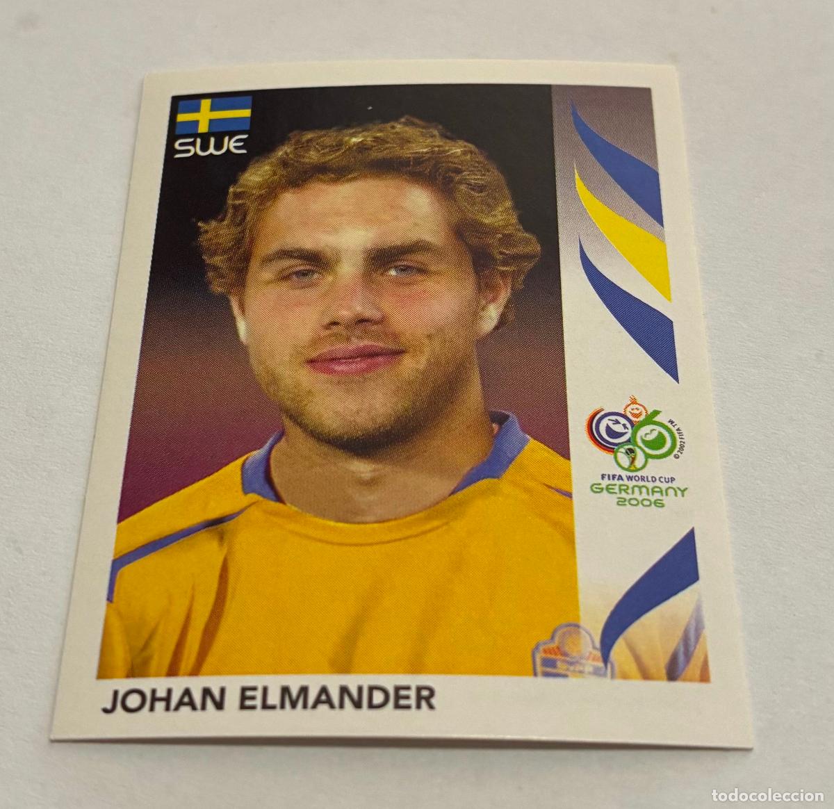 Fu&szlig;ball-Sticker: CROMO FUTBOL MUNDIAL ALEMANIA 2006, PANINI, Numero 164, JOHAN ELMANDER, Suecia