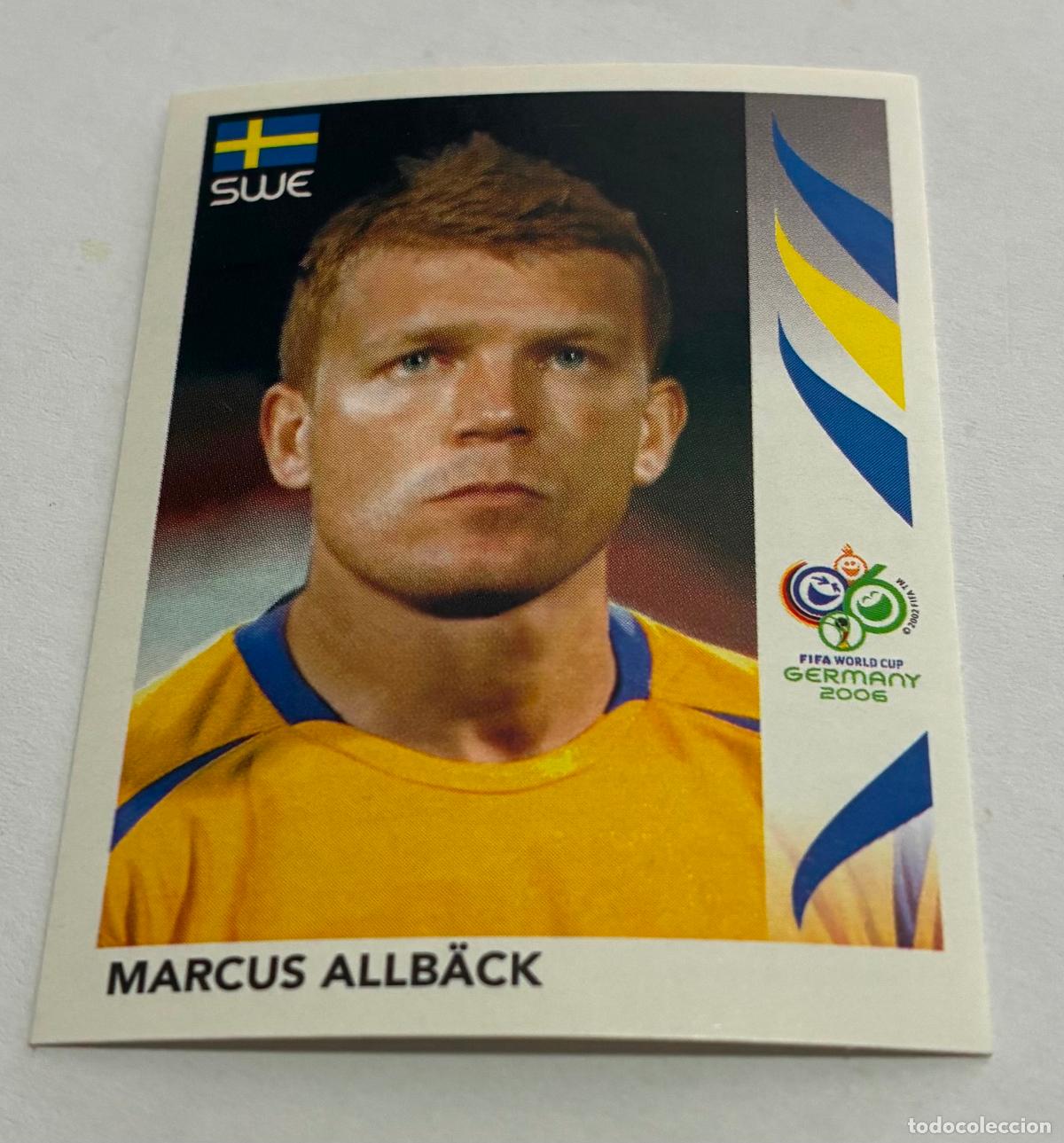 Cromos de F&uacute;tbol: CROMO FUTBOL MUNDIAL ALEMANIA 2006, PANINI, Numero 165, MARCUS ALLBACK, Suecia