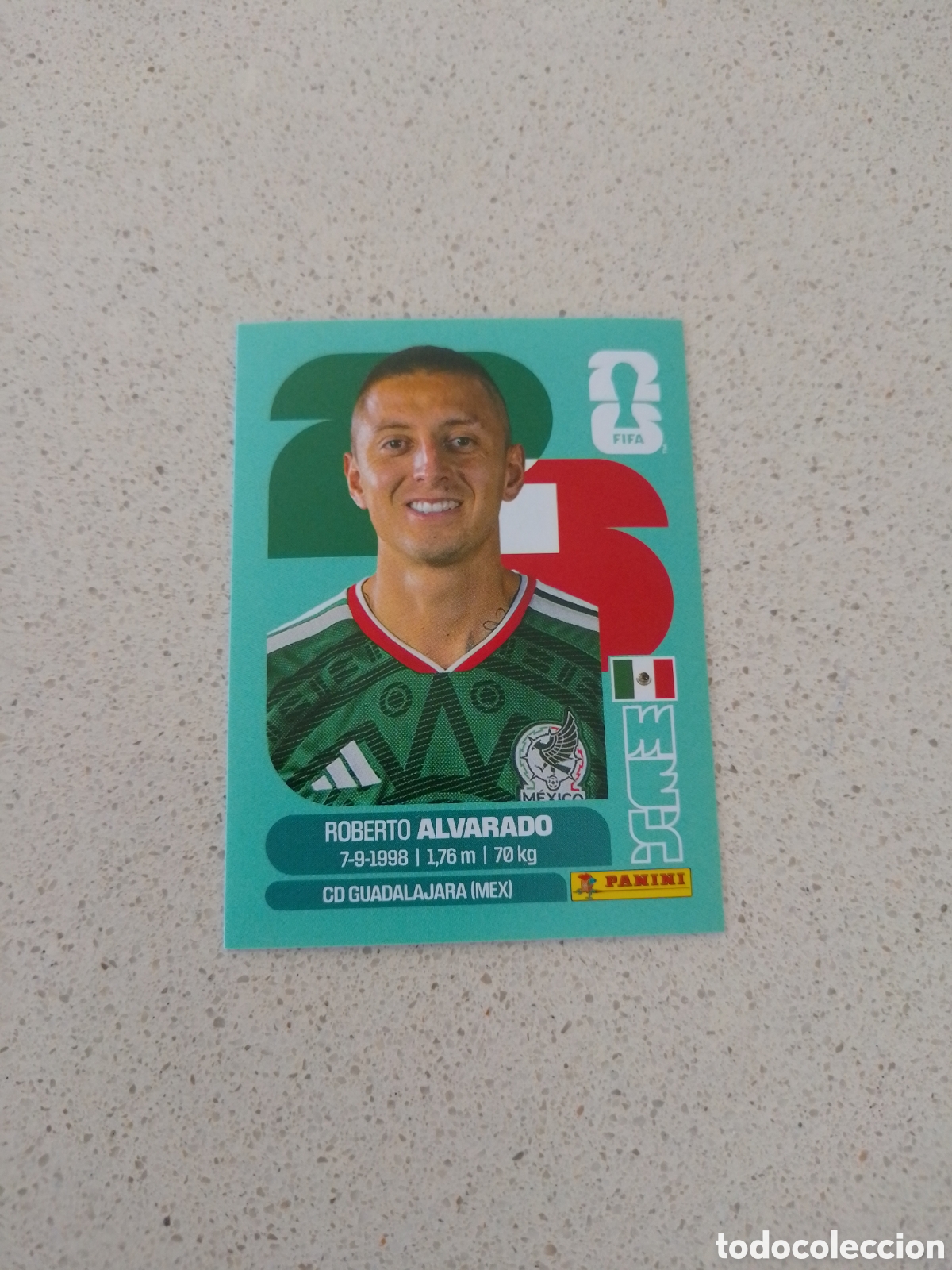 Fu&szlig;ball-Sticker: CROMO NUMERO 19 ALVARADO MEXICO. MUNDIAL 2026. PANINI.