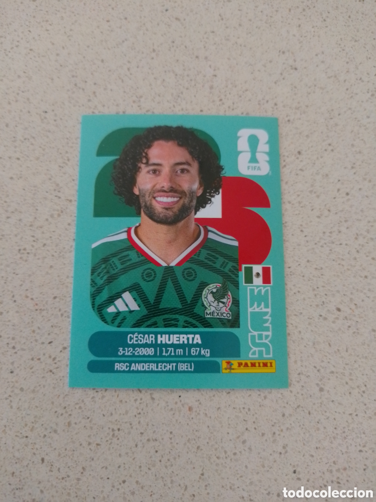 Fu&szlig;ball-Sticker: CROMO NUMERO 20 HUERTA MEXICO. MUNDIAL 2026. PANINI.