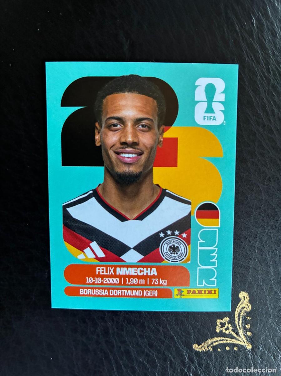 Cromos de F&uacute;tbol: GER 12 FELIX NMECHA GER12 ALEMANIA FIFA WORLD CUP MUNDIAL 2026 26 PANINI