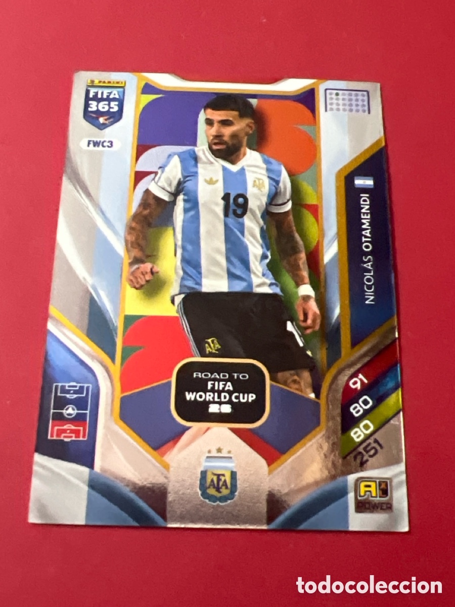 Cromos de F&uacute;tbol: C4618. Otamendi FWC3 Adrenalyn XL Fifa 365 2026 Argentina