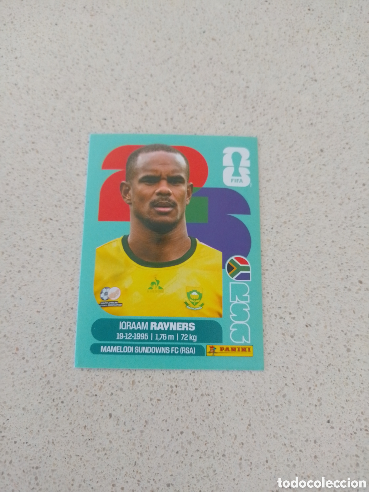 Cromos de F&uacute;tbol: CROMO NUMERO 18 RAVNERS SUDAFRICA. MUNDIAL 2026. PANINI.