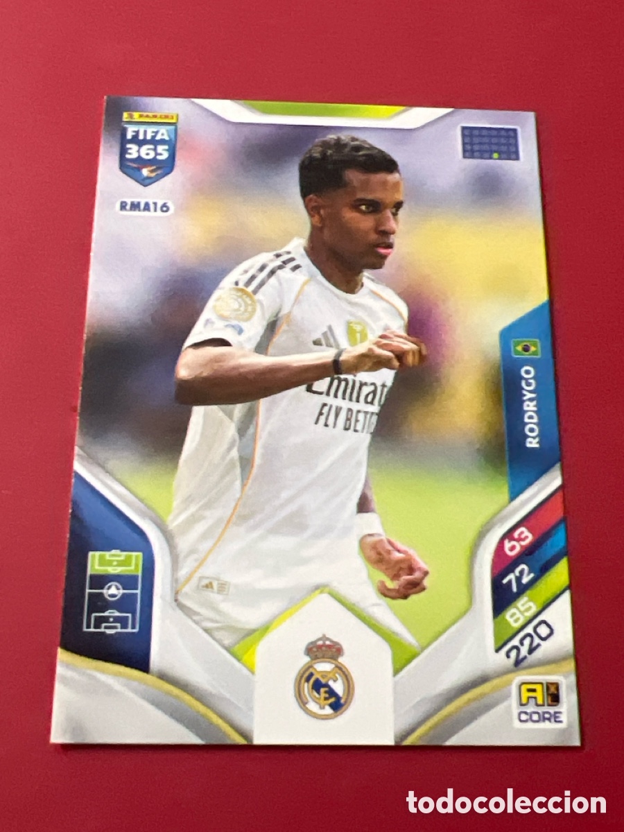 Cromos de F&uacute;tbol: C4619. Rodrygo RMA16 Adrenalyn XL Fifa 365 2026 Real Madrid