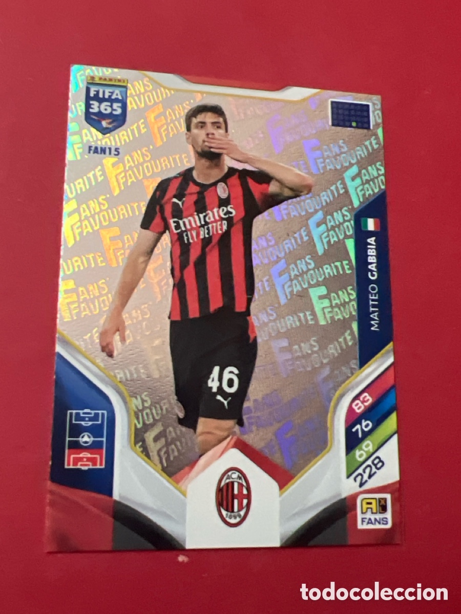 Cromos de F&uacute;tbol: C4621. Adrenalyn 25/26 - Fifa 365 - FAN15 - Matteo Gabbia