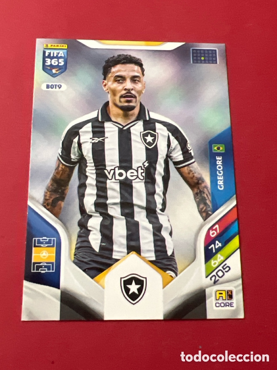 Cromos de F&uacute;tbol: C4626. BOT9 Gregore BOTAFOGO BRASIL ADRENALYN FIFA 365 2025 2026 25 26 CARDS PANINI CROMOS TOPPS