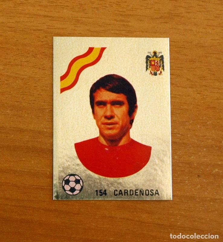 Cromos de F&uacute;tbol: Mundial Argentina 78 -Espa&ntilde;a, N&ordm; 154 Carde&ntilde;osa-Dorado -Editorial Maga 1978-1979-78-79-Nunca pegado