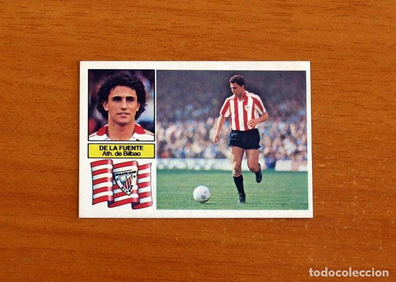 Cromos de F&uacute;tbol: Athletic de Bilbao - De La Fuente - Liga 1982-1983, 82-83 - Ediciones Este - Nunca pegado