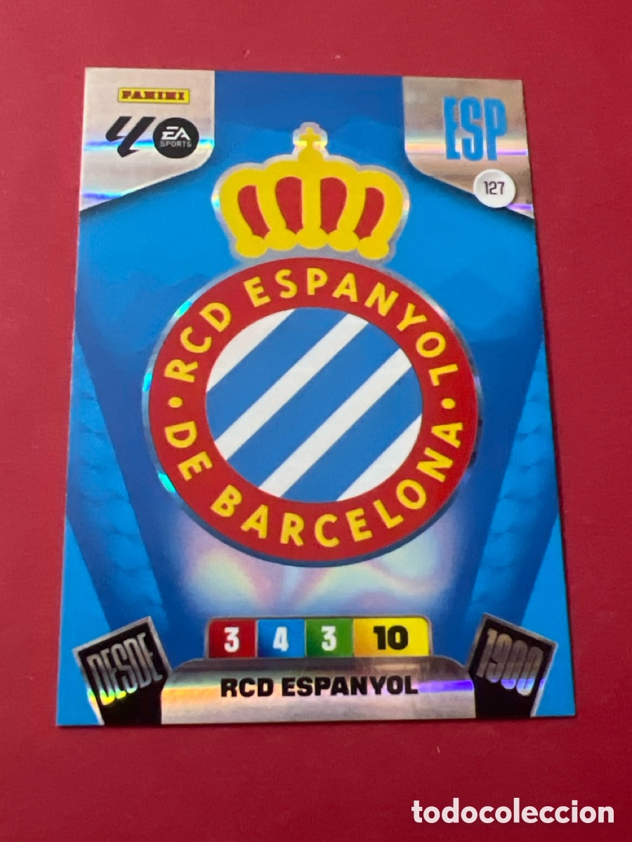 Cromos de F&uacute;tbol: C4638. N&ordm; 127 Escudo RCD Espanyol Adrenalyn XL 25 26